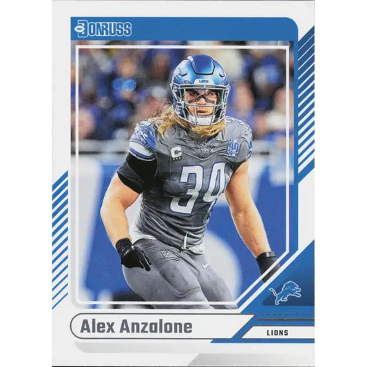 2024 Donruss #81 Alex Anzalone NM-MT Detroit Lions Football Card