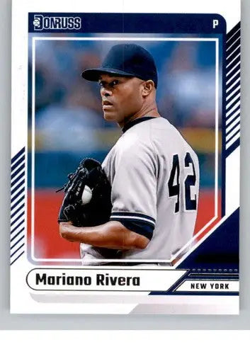 Mariano Rivera baseball card with original gloss from 2024 Donruss NM-MT Yankees