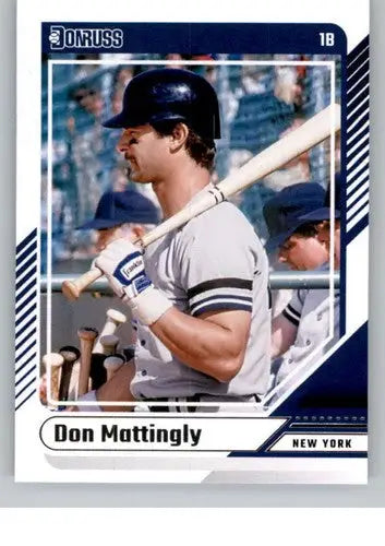 Original gloss Don Mattingly baseball card 2024 Donruss NM-MT Yankees ID:74384