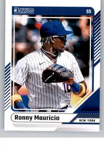 Ronny Mauricio baseball card with original gloss in 2024 Donruss #89 NM-MT Mets