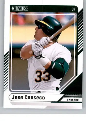 2024 Donruss Jose Canseco baseball card with original gloss, NM-MT condition