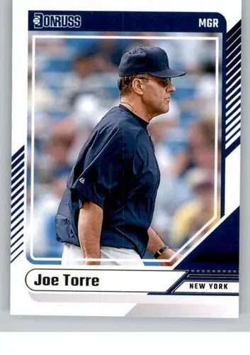 Joe Torre baseball card with original gloss, 2024 Donruss NM-MT Yankees ID 74115