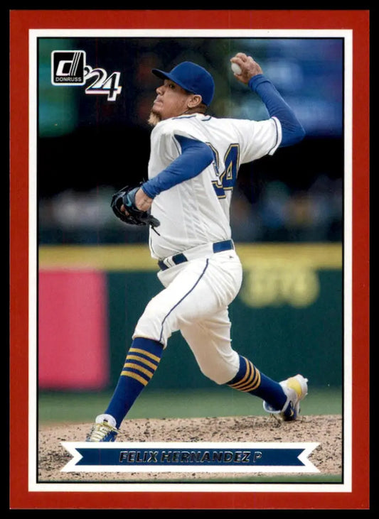 2024 Donruss - Action All-Stars Felix Hernandez 20 Seattle Mariners Baseball NM - Baseball Card Single