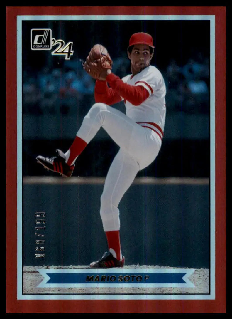 2024 Donruss - Action All-Stars Holo Mario Soto 2 /199 Cincinnati Reds NM - Baseball Card Single