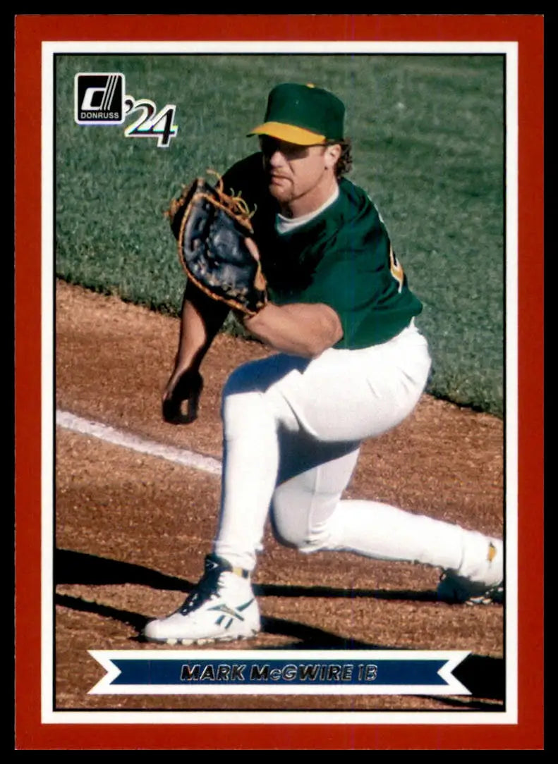2024 Donruss - Action All-Stars Mark McGwire 1 Oakland Athletics Baseball NM - Baseball Card Single