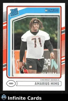 2024 Donruss AMARIUS MIMS #350 Cincinnati Bengals RC