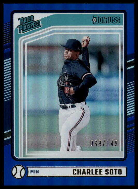 2024 Donruss - Blue Charlee Soto 163 /149 Minnesota Twins NM - Baseball Card Single