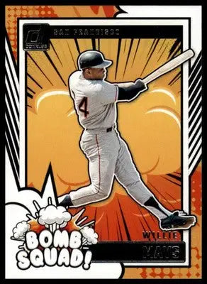 2024 Donruss - Bomb Squad Willie Mays 20 San Francisco Giants NM - Baseball Card Single