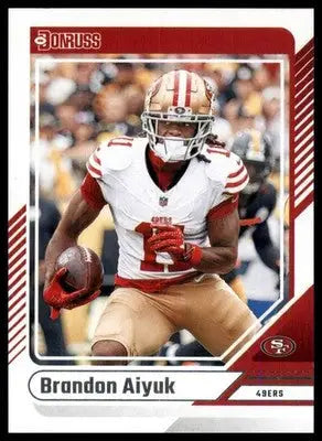2024 Donruss Brandon Aiyuk 13 San Francisco 49ers - Football Card Single