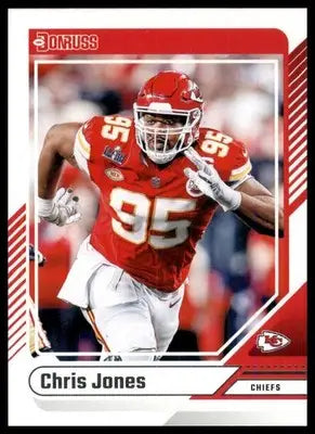 2024 Donruss Chris Jones 69 Kansas City Chiefs - Football Card Single
