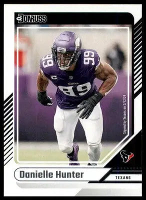 2024 Donruss Danielle Hunter 123 Houston Texans - Football Card Single