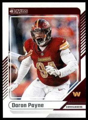2024 Donruss Daron Payne 5 Washington Commanders