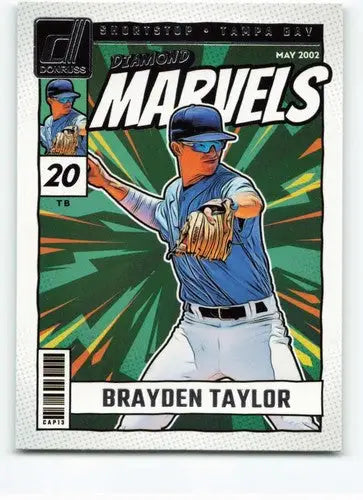 2024 Donruss Diamond Marvels #13 Brayden Taylor NM-MT Rays ID:74516 - Baseball Card Single