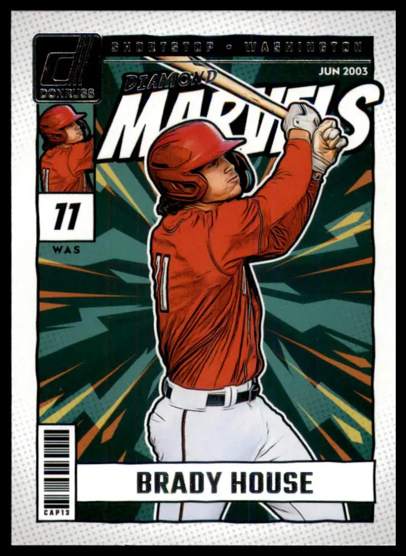 2024 Donruss - Diamond Marvels Brady House 10 Washington Nationals NM - Baseball Card Single