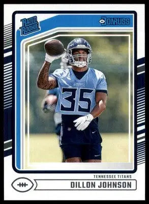 2024 Donruss Dillon Johnson RC 399 Tennessee Titans - Football Card Single