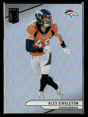 2024 Donruss Elite Alex Singleton #79 Denver Broncos - Football Card Single