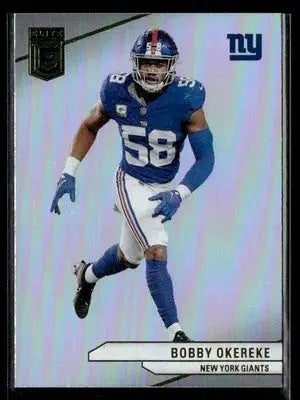 2024 Donruss Elite Bobby Okereke #49 New York Giants - Football Card Single