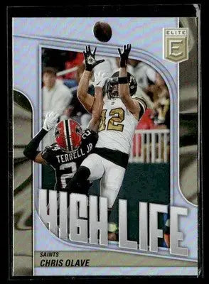 2024 Donruss Elite Chris Olave #2 High Life New Orleans Saints