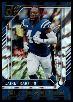 2024 Donruss - Elite Series Zaire Franklin 24 Indianapolis Colts - Football Card Single