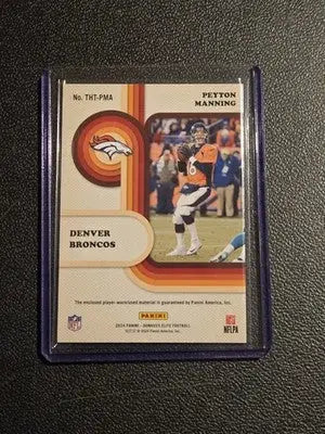 2024 Donruss Elite #THT-PMA Peyton Manning Throwback Threads Singles #/500 - Football Card Single