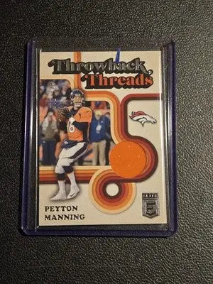 2024 Donruss Elite #THT-PMA Peyton Manning Throwback Threads Singles #/500 - Football Card Single
