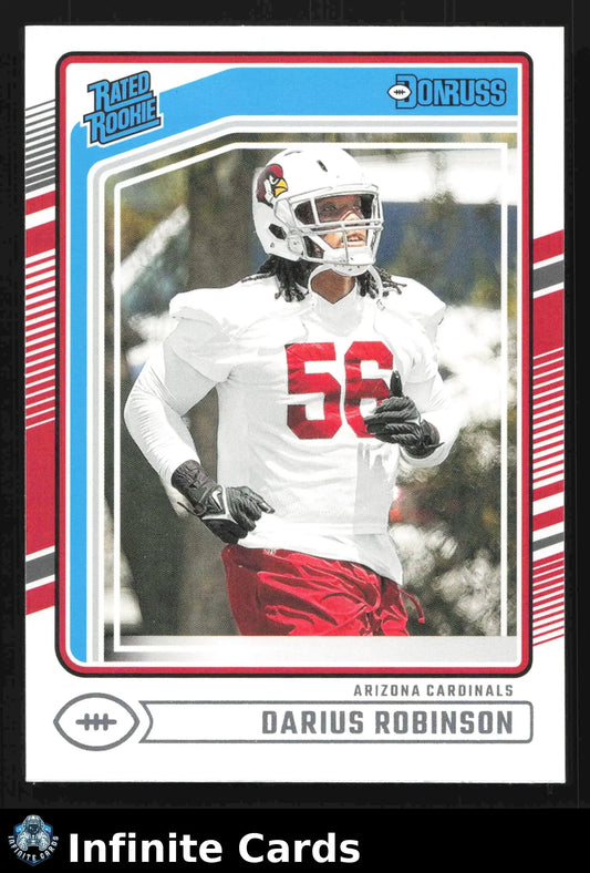 2024 Donruss Football DARIUS ROBINSON #381 Arizona Cardinals RC - Football Card Single