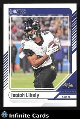 2024 Donruss Football ISAIAH LIKELY #270 [Base] Baltimore Ravens - Football Card Single