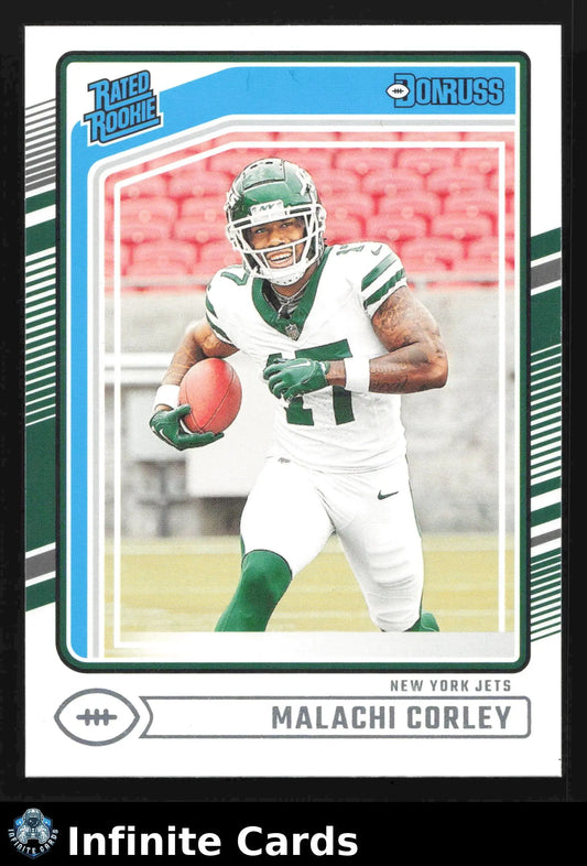 2024 Donruss Football MALACHI CORLEY #333 New York Jets RC - Football Card Single