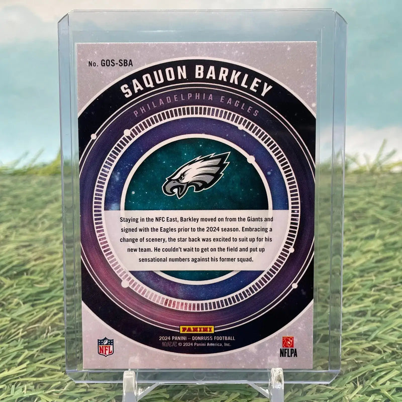 2024 Donruss Galaxy Of Stars Saquon Barkley SSP Eagles GOS-SBA- Fresh Pull - Football Card Single