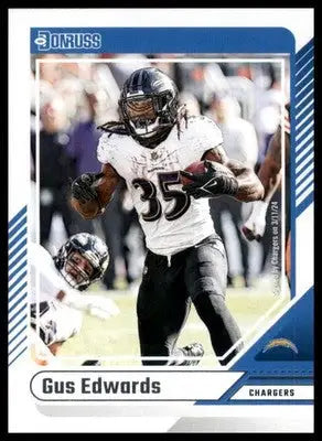 2024 Donruss Gus Edwards 169 Los Angeles Chargers - Football Card Single