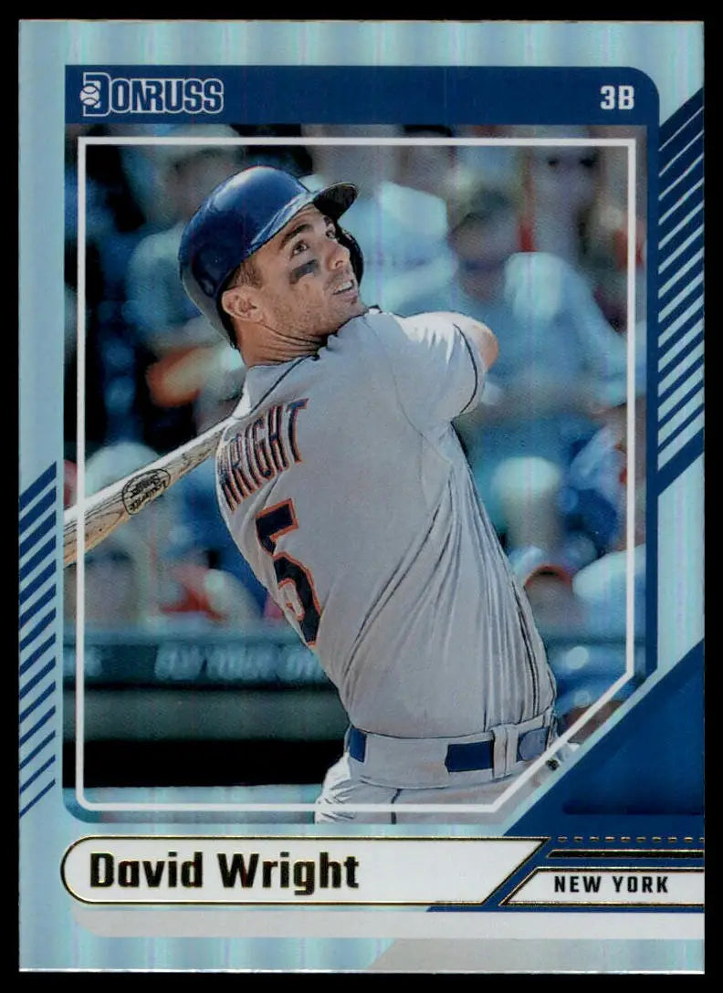 2024 Donruss - Holo David Wright 43 New York Mets Baseball NM - Baseball Card Single