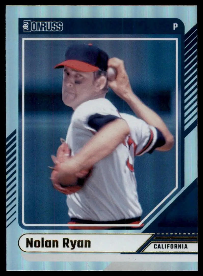 2024 Donruss - Holo Nolan Ryan 42 California Angels NM - Baseball Card Single