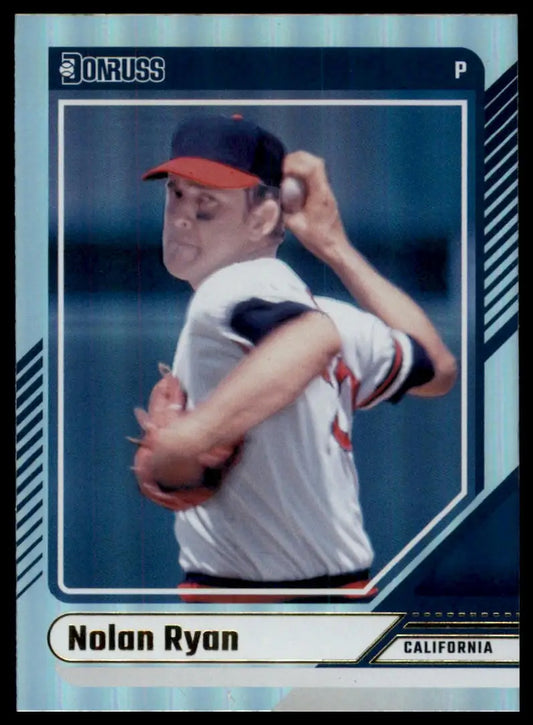 2024 Donruss - Holo Nolan Ryan 42 California Angels NM - Baseball Card Single