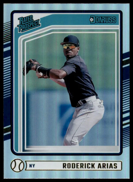 2024 Donruss - Holo Roderick Arias 145 New York Yankees Baseball NM - Baseball Card Single