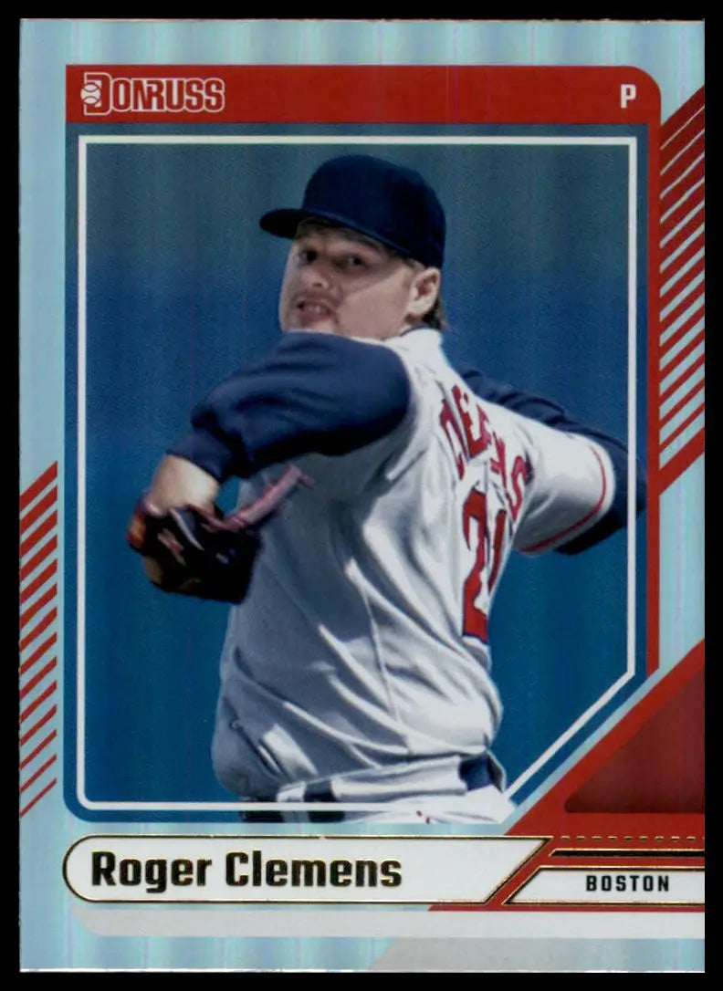 2024 Donruss - Holo Roger Clemens 41 Boston Red Sox Baseball NM - Baseball Card Single