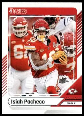 2024 Donruss Isiah Pacheco 27 Kansas City Chiefs - Football Card Single