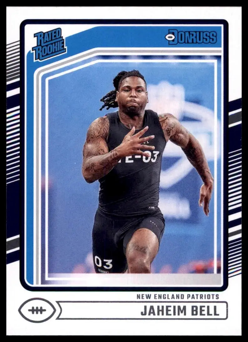 2024 Donruss Jaheim Bell Rookie #337 New England Patriots Football Card NFL - Football Card Single