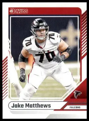 2024 Donruss Jake Matthews 218 Atlanta Falcons - Football Card Single