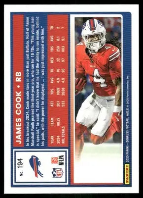 2024 Donruss James Cook #194 Football - Football Card Single