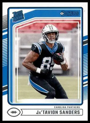 2024 Donruss Ja’Tavion Sanders RC 317 Carolina Panthers - Football Card Single