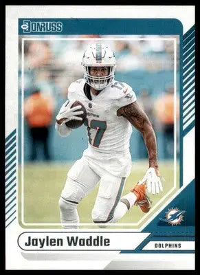 2024 Donruss Jaylen Waddle 125 Miami Dolphins - Football Card Single