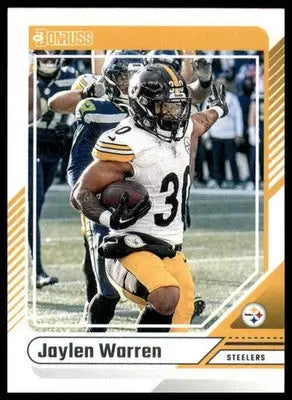 2024 Donruss Jaylen Warren 256 Pittsburgh Steelers - Football Card Single