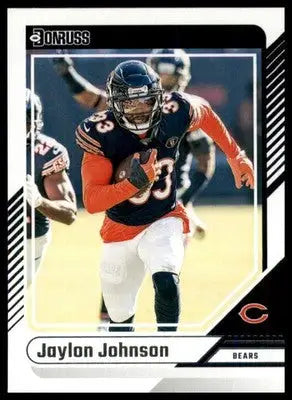 2024 Donruss Jaylon Johnson 187 Chicago Bears - Football Card Single