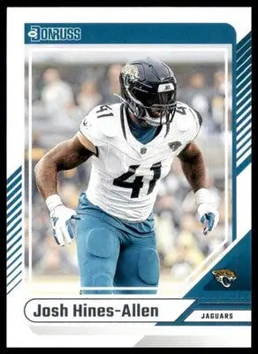 2024 Donruss Josh Hines-Allen 2 Jacksonville Jaguars - Football Card Single