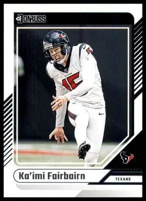 2024 Donruss Ka’imi Fairbairn 113 Houston Texans - Football Card Single