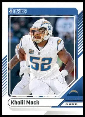 2024 Donruss Khalil Mack 9 Los Angeles Chargers - Football Card Single