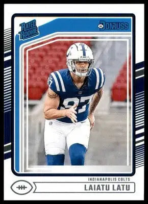 2024 Donruss Laiatu Latu RC 311 Indianapolis Colts - Football Card Single