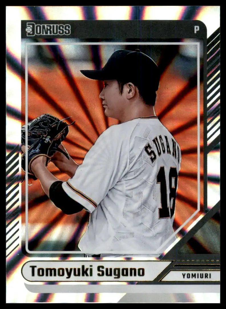 2024 Donruss - Laser Tomoyuki Sugano 8 Yomiuri Giants NM - Baseball Card Single