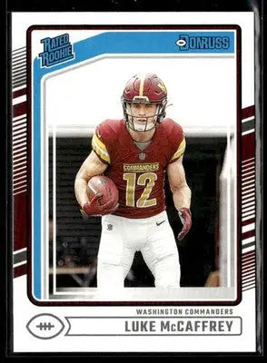 2024 Donruss Luke McCaffrey #302 RC Washington Commanders