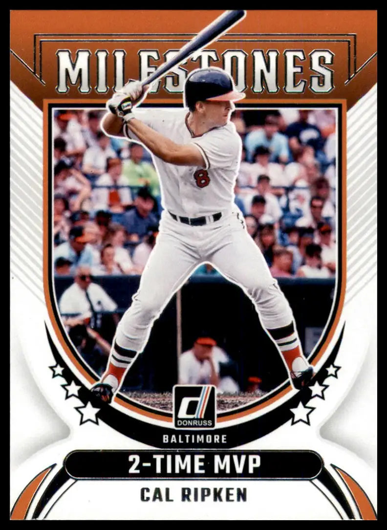 2024 Donruss - Milestones Cal Ripken 4 Baltimore Orioles Baseball NM - Baseball Card Single